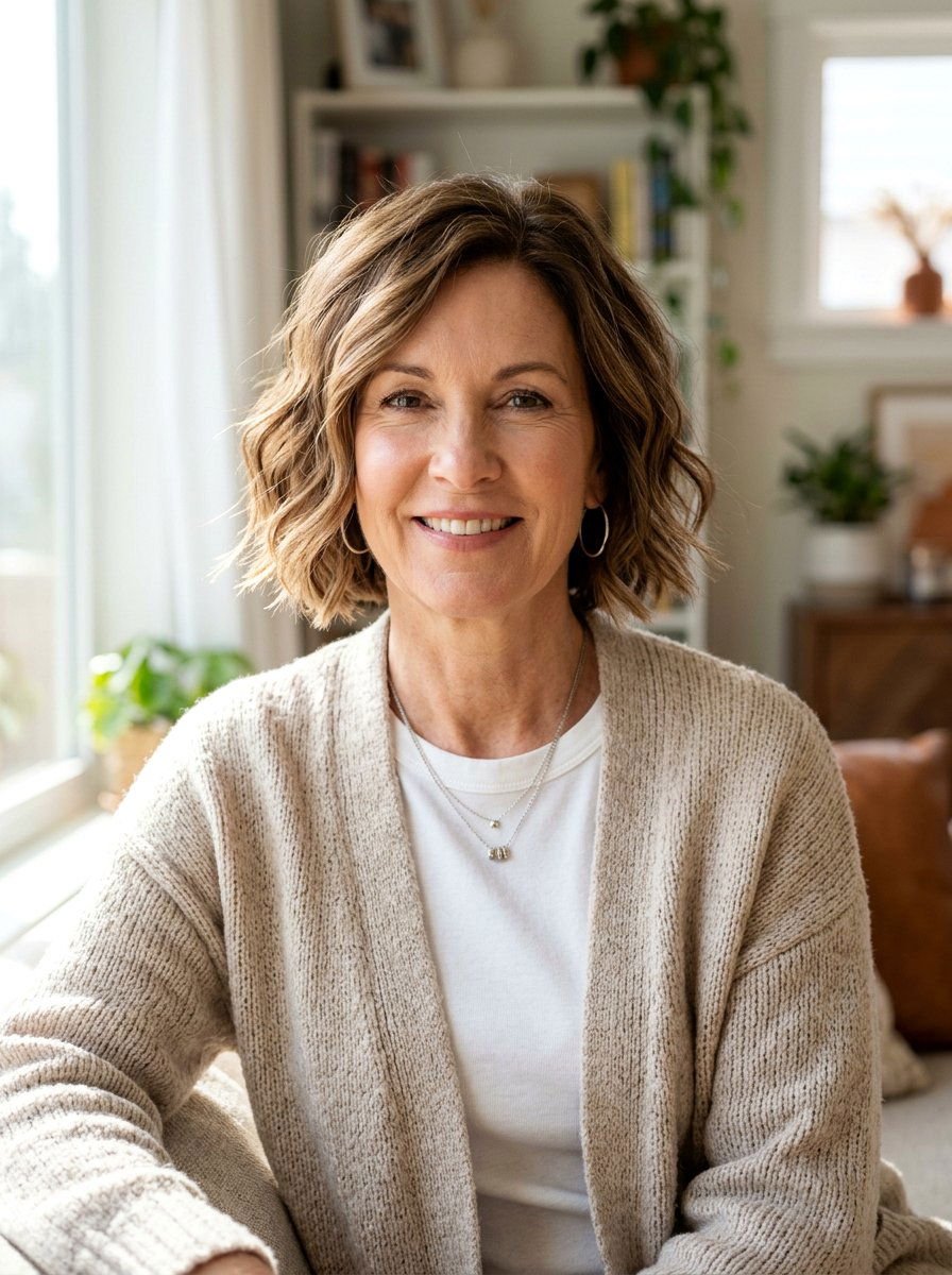 Soft Wavy Choppy Bob For Women Over 50 - 20 wavy bob for women over 50 - 20 wavy bob for women over 50