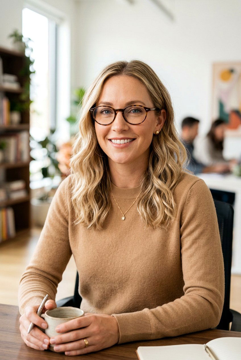 Soft Wavy Lob - 20 professional hairstyle for women with glasses - 20 professional hairstyle for women with glasses