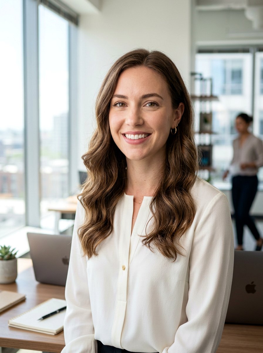 Soft Wavy Shoulder Length Hair For Office - 20 shoulder length work hairstyles - 20 shoulder length work hairstyles