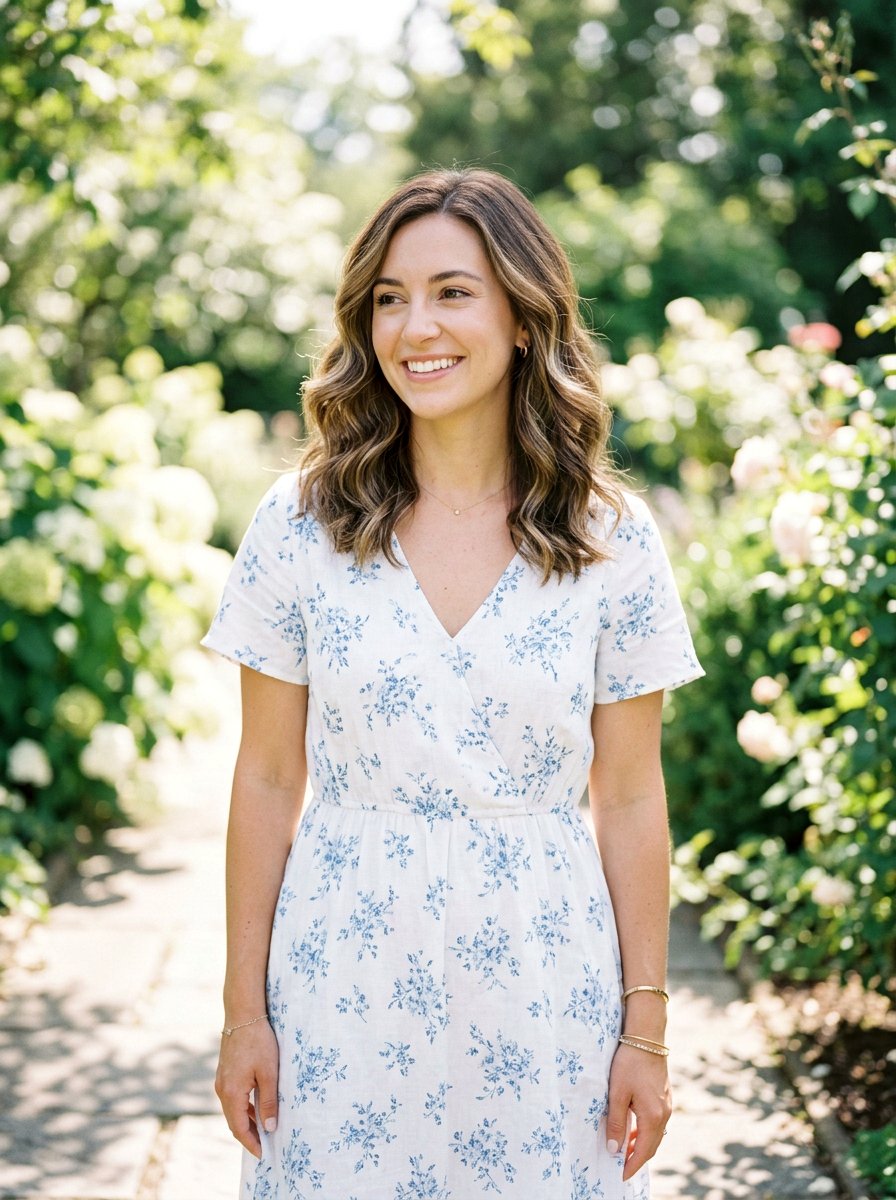 Soft Wavy Shoulder Length Haircut - 20 flattering haircut for inverted triangle face - 20 flattering haircut for inverted triangle face