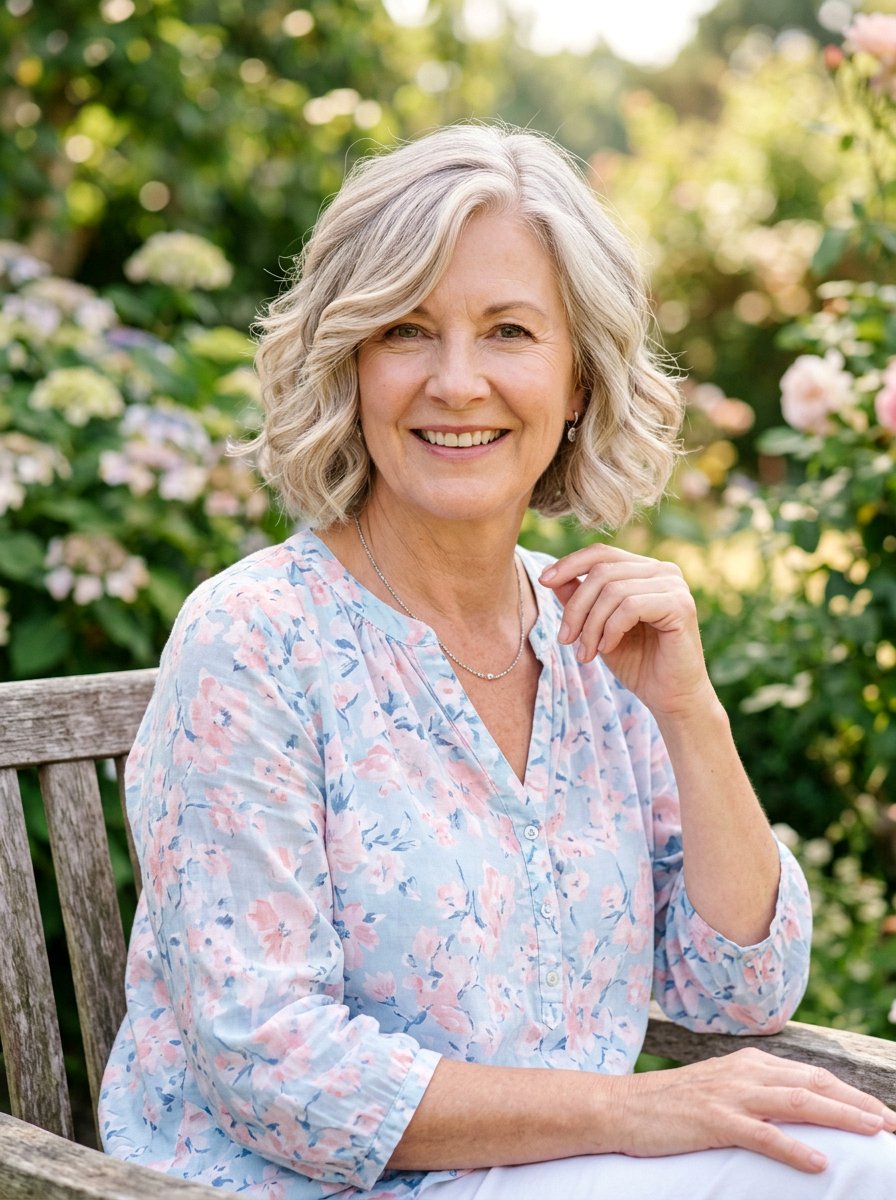 20 Flattering Side Parted Bob for Older Women Ideas Today