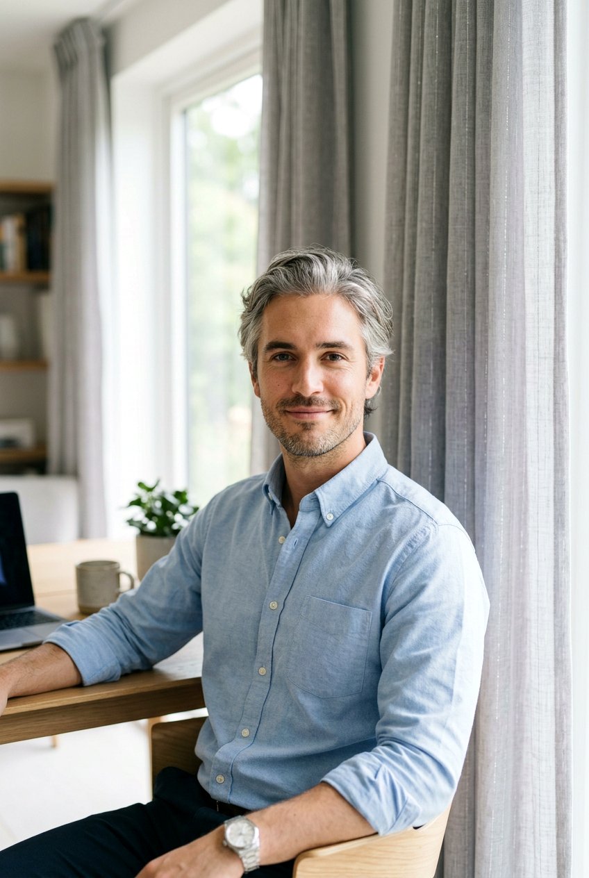 Soft Wispy Gray Curtains - 20 gray curtain haircut men