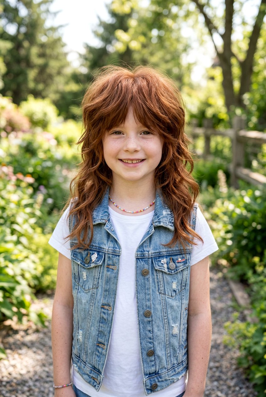 Soft Wolf Cut - 20 shoulder length haircut for little girls - 20 shoulder length haircut for little girls