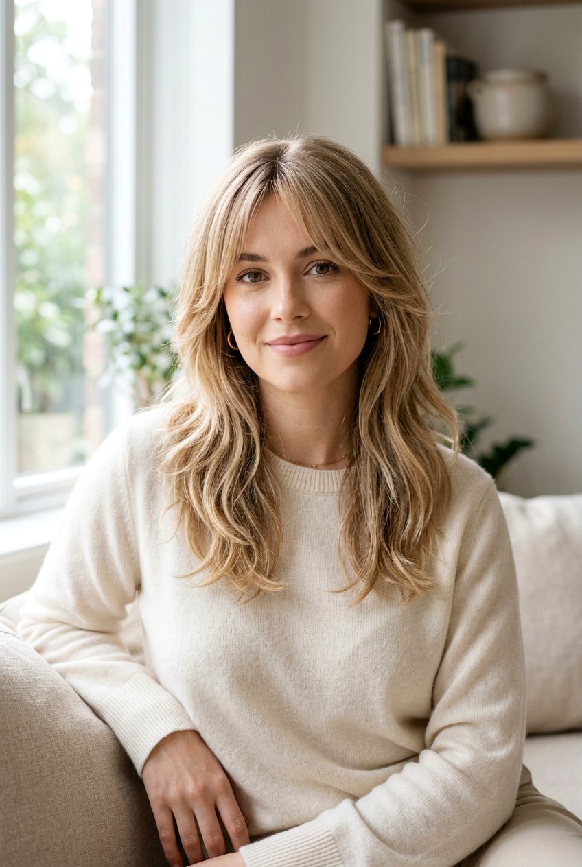 Soft Wolf Cut For Oval Faces - 20 wolf cut for women over 40 - 20 wolf cut for women over 40