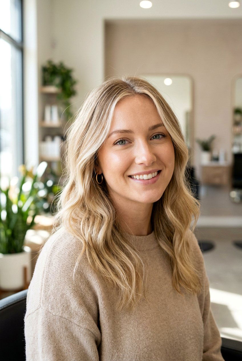 Soft baby lights - 20 face framing highlights - 20 face framing highlights