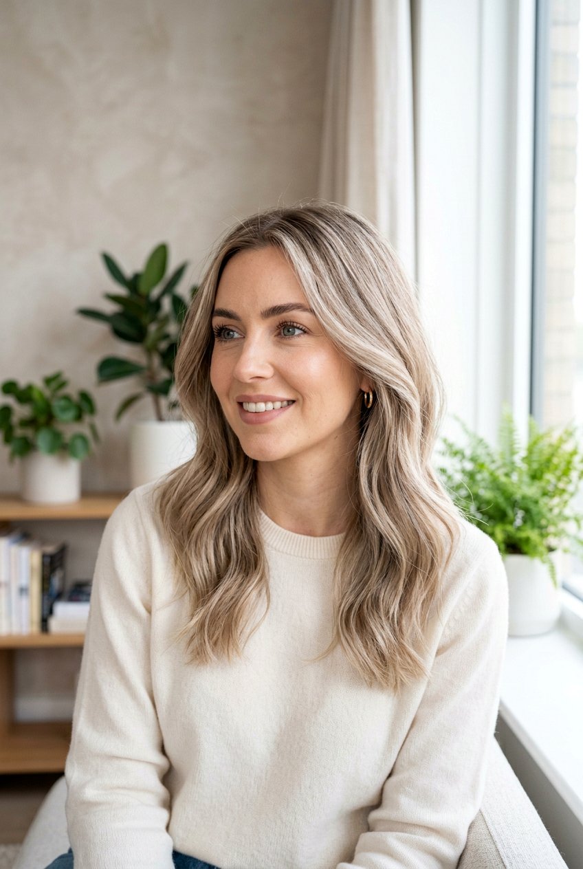 Soft beige blonde hair color - 20 winter hair color ideas - 20 winter hair color ideas