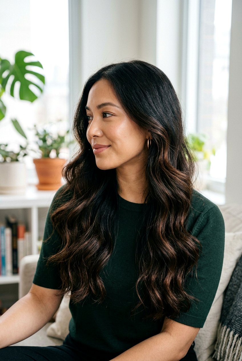 Soft black hair - 20 natural black hair color ideas - 20 natural black hair color ideas