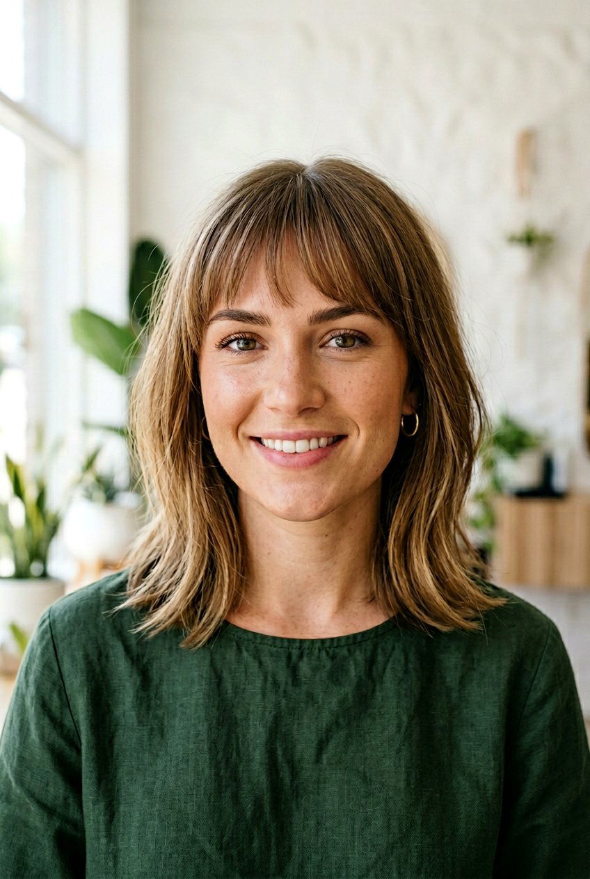 Soft blunt bangs square face - 20 bangs for square face - 20 bangs for square face