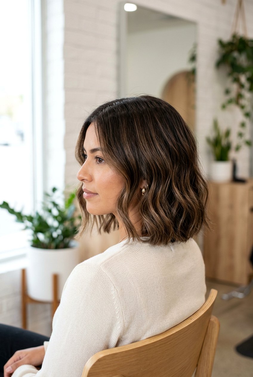 Soft brown balayage bob - 20 balayage for short hair - 20 balayage for short hair
