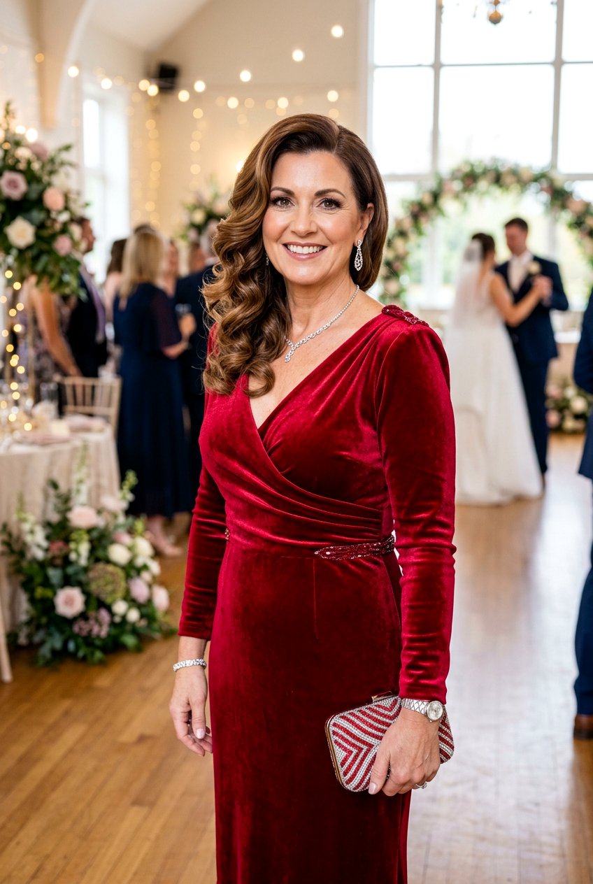 Soft curls deep side part mother of the bride - 20 soft curls for mother of the bride - 20 soft curls for mother of the bride