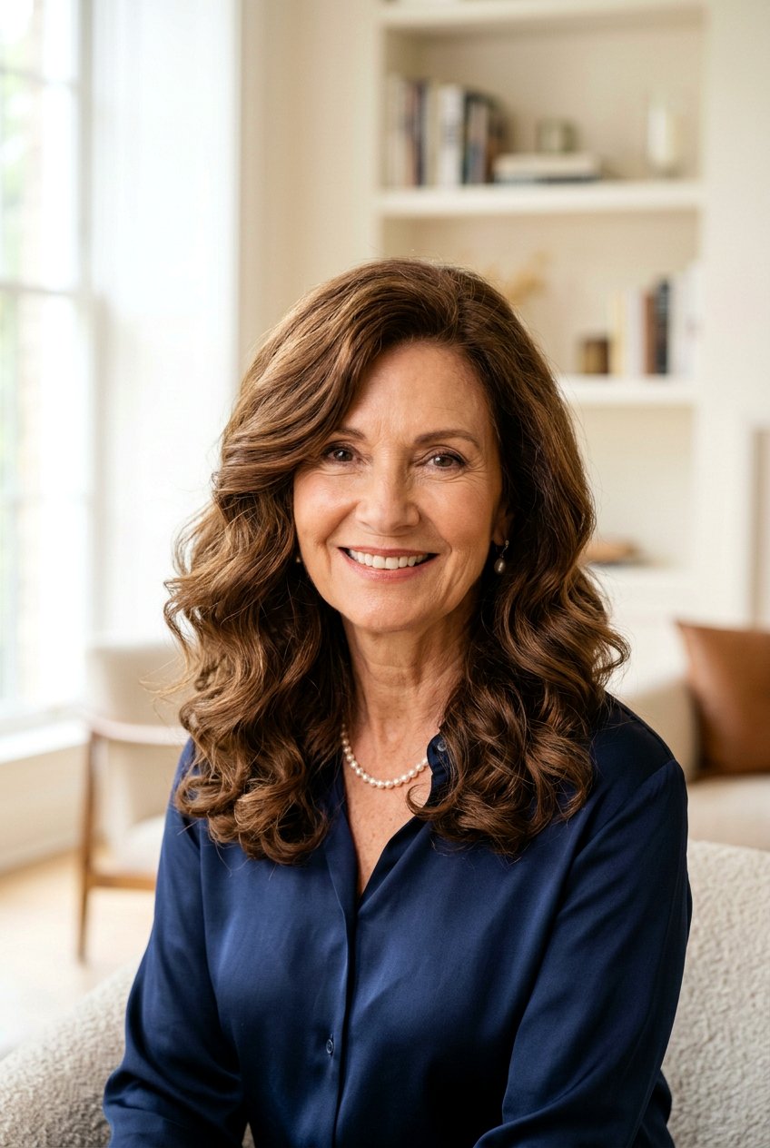 Soft curly waves - 20 curly hairstyles for older women - 20 curly hairstyles for older women