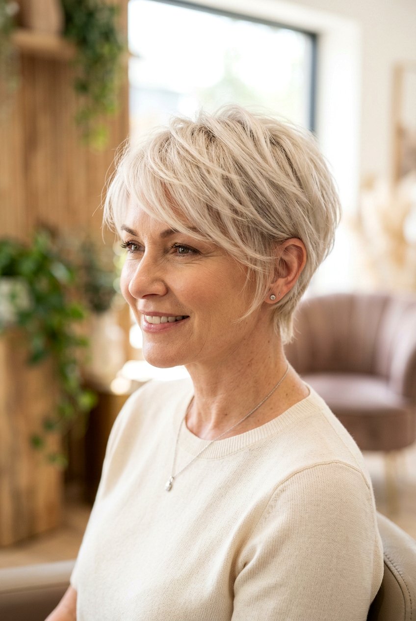 Soft feathered pixie - 20 low maintenance pixie haircut - 20 low maintenance pixie haircut