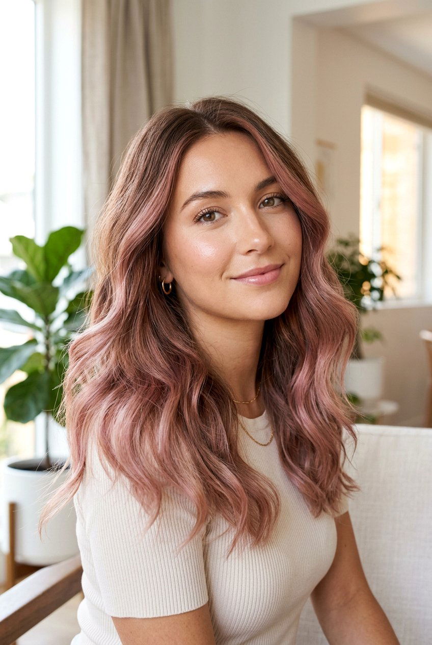 20 Stunning Rose Brown Hair Color Ideas for a Fresh Look