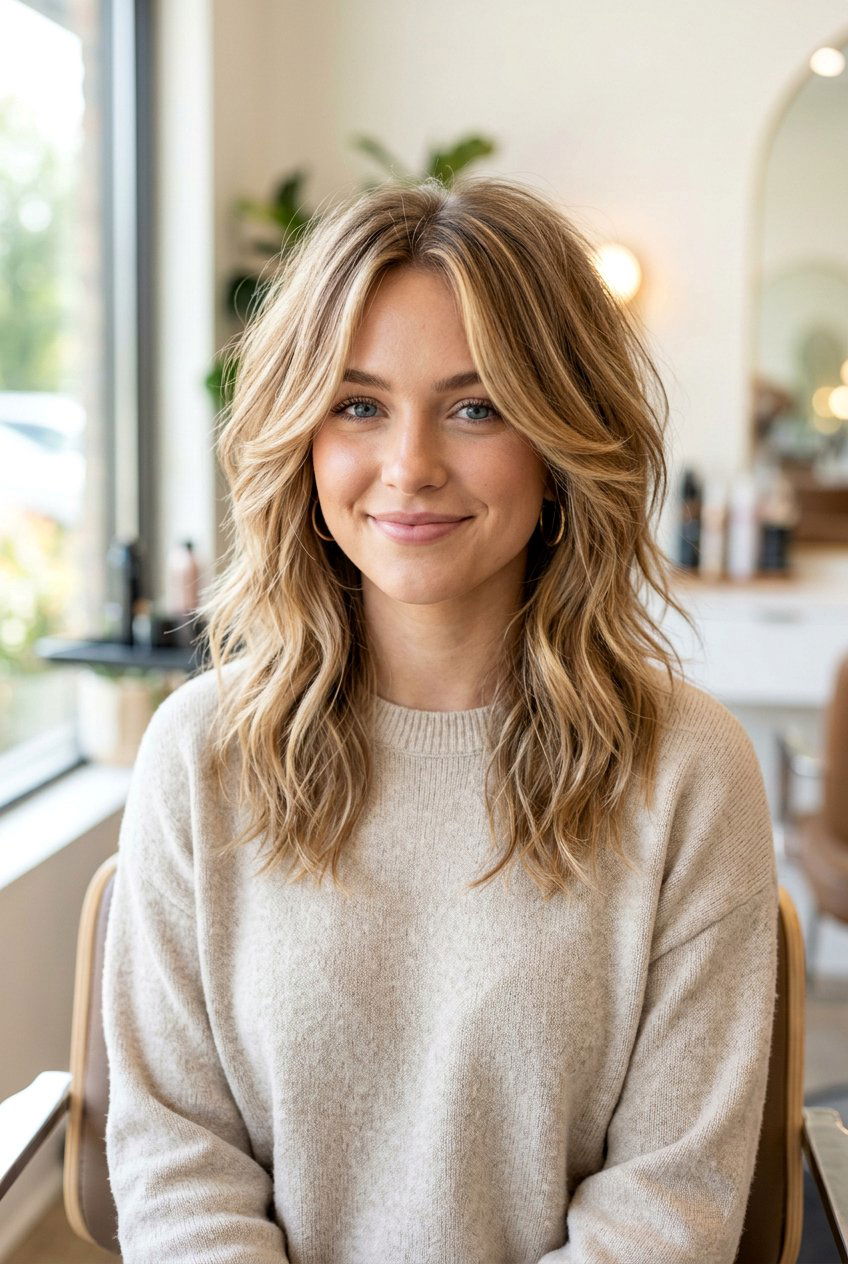 Soft shag with face framing layers - 20 1970s shag haircut - 20 1970s shag haircut