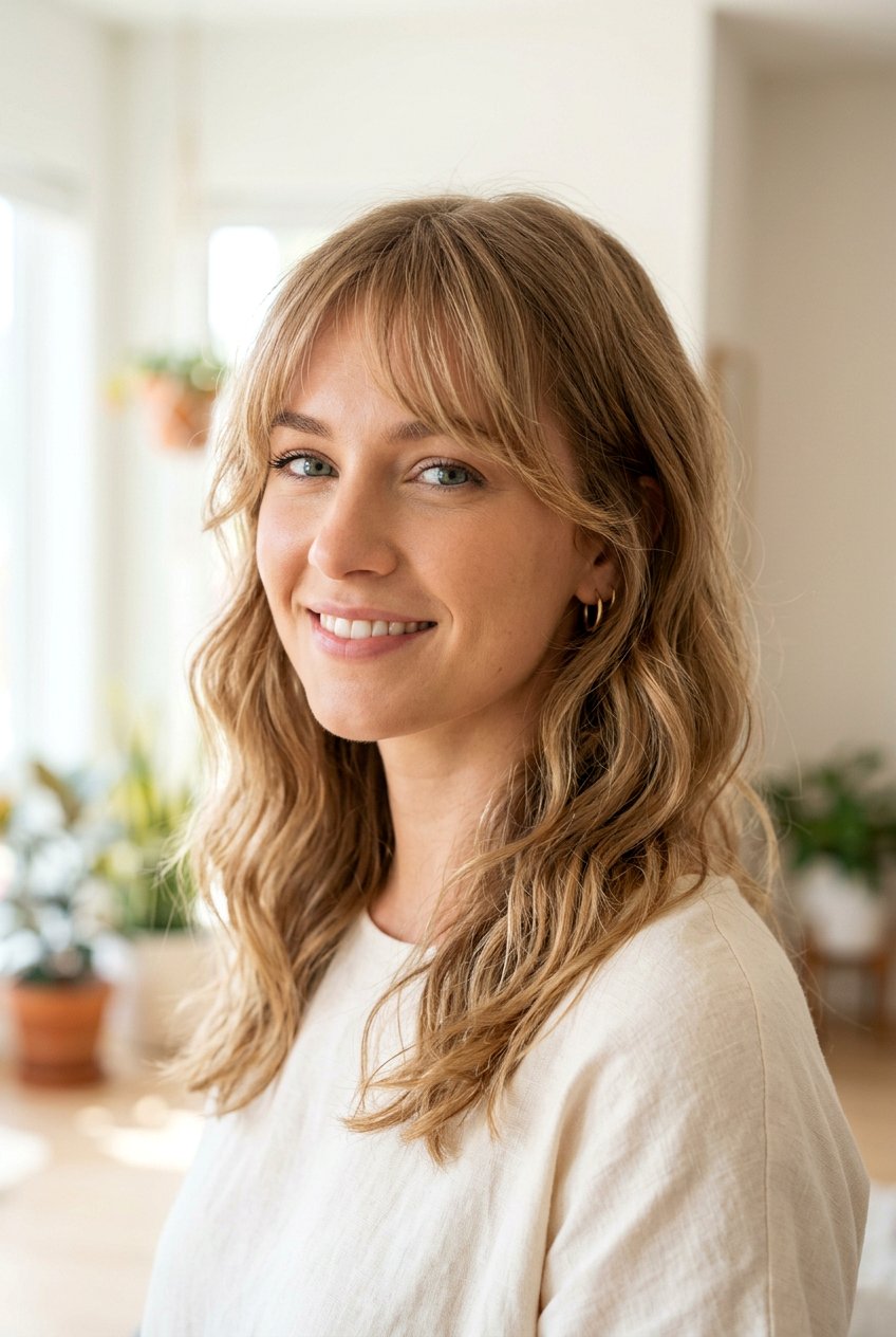 Soft side swept bangs - 20 side swept bangs hairstyles - 20 side swept bangs hairstyles