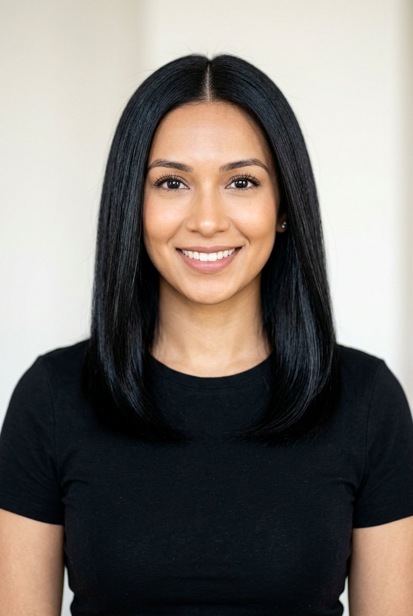 Solid Ink Black Hair Color - 20 ink black hair color - 20 ink black hair color