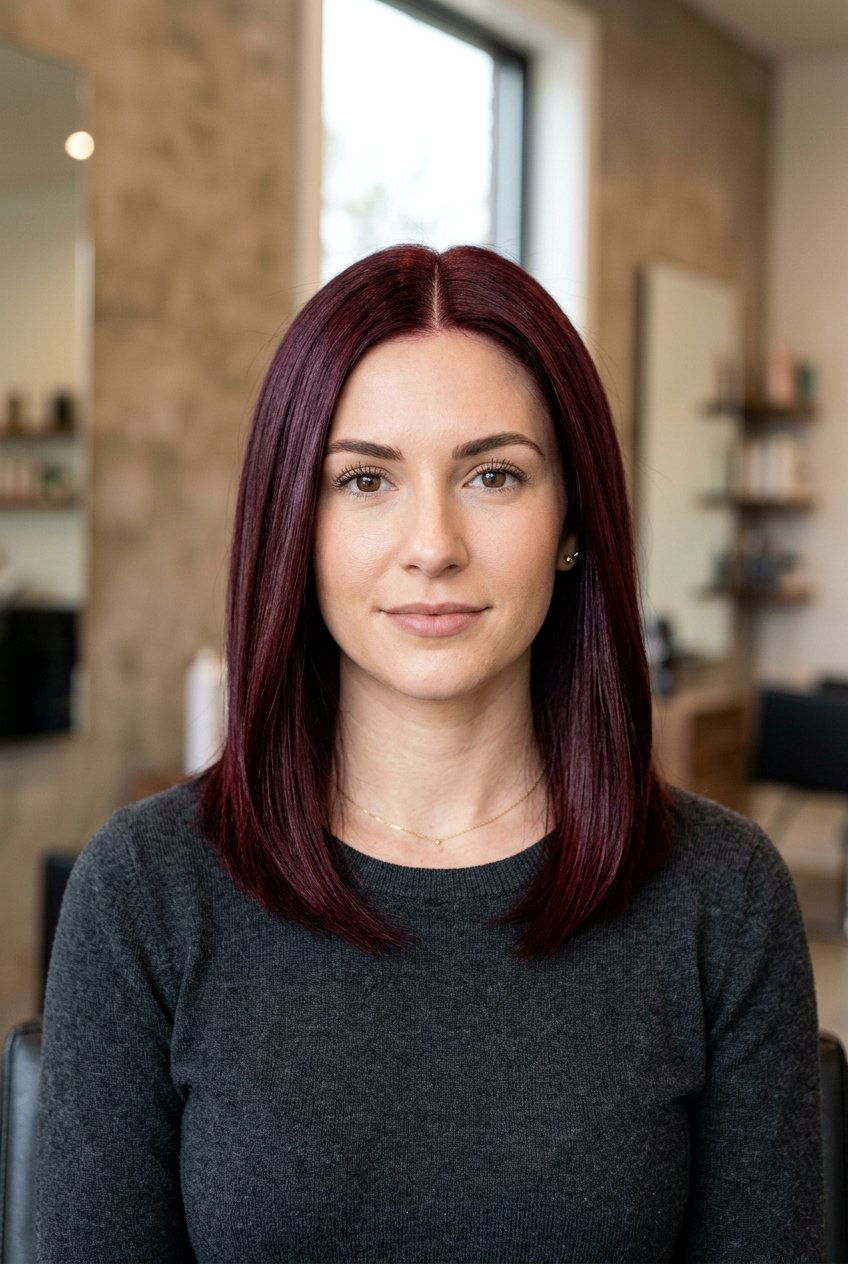 20 Gorgeous Merlot Hair Color Ideas for a Luxurious Look