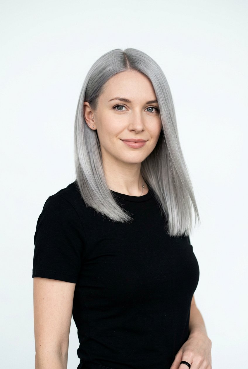 Solid Metallic Silver Hair Color - 20 metallic silver hair color - 20 metallic silver hair color
