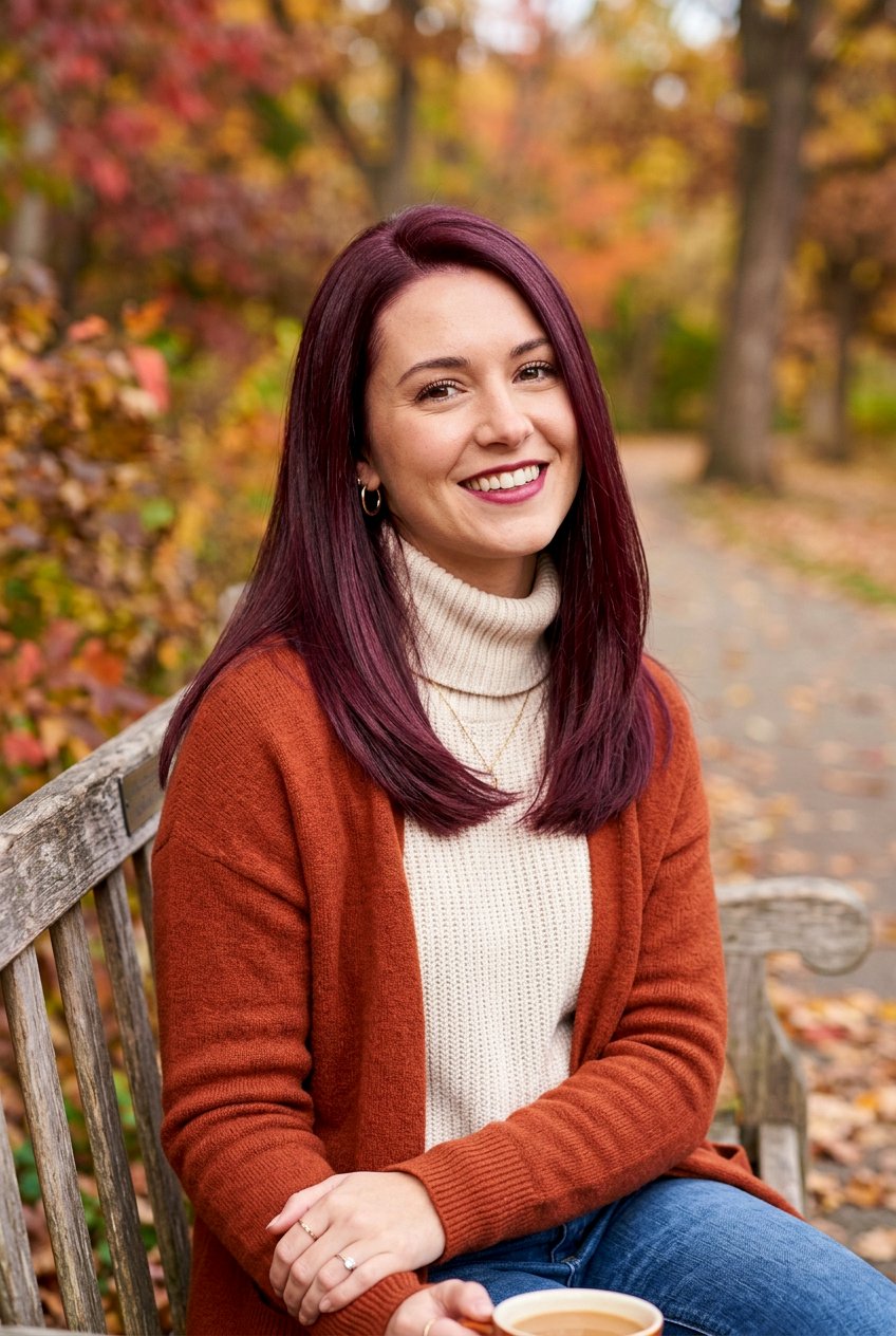 Solid Mulberry Hair Color - 20 mulberry hair color ideas - 20 mulberry hair color ideas