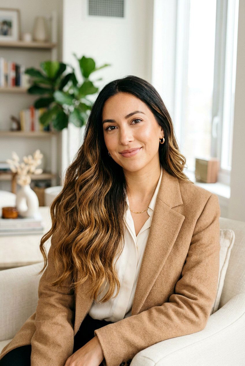 Sombre Brunette With Caramel Ends - 20 hair color ideas for brunettes with highlights - 20 hair color ideas for brunettes with highlights