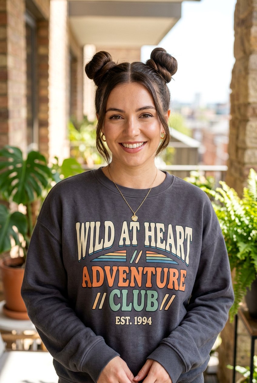 Space Buns - 20 airport hairstyle for medium hair - 20 airport hairstyle for medium hair