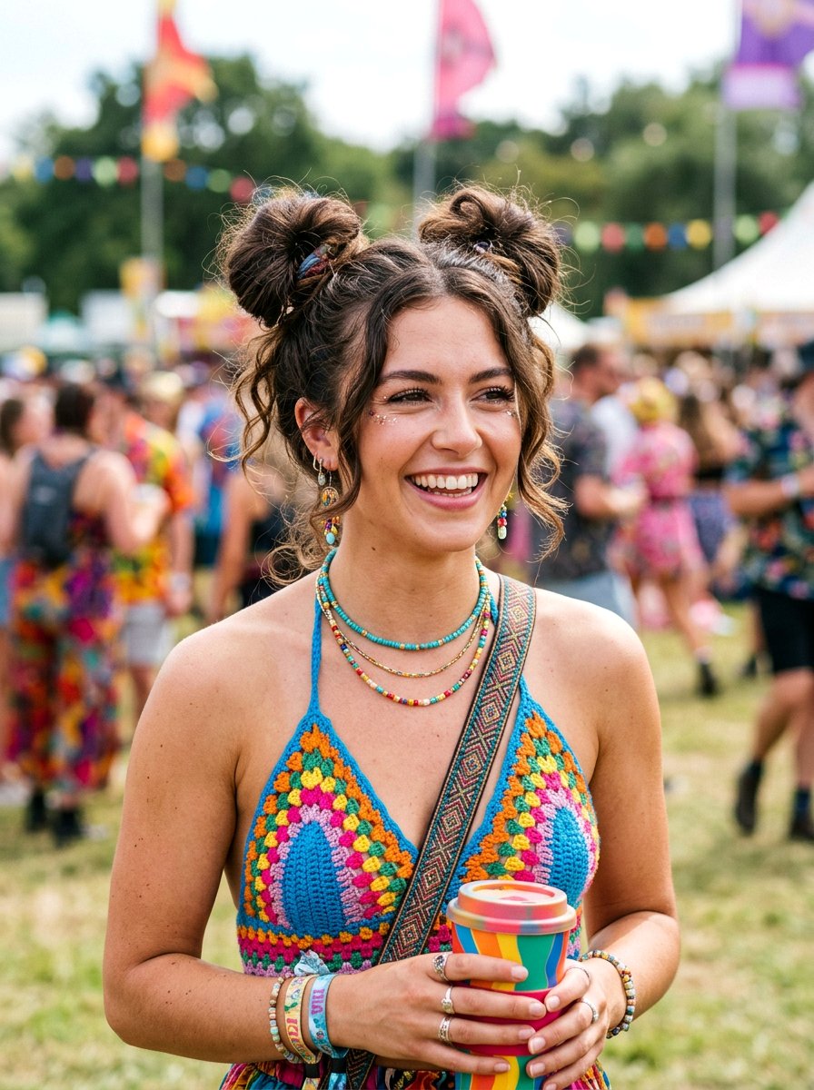 Space Buns - 20 pinterest hairstyle ideas for women - 20 pinterest hairstyle ideas for women