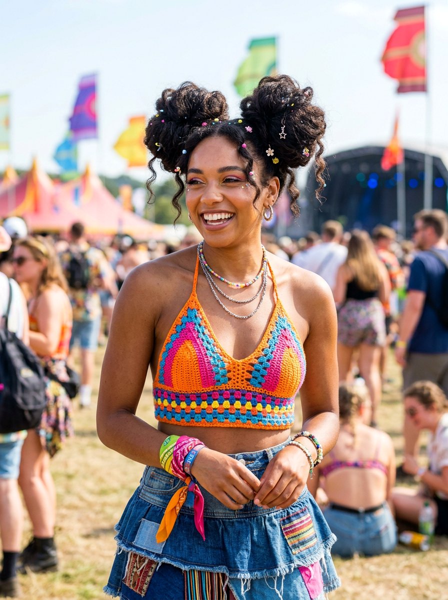 Space Buns - 20 quick hairstyle for thick coarse hair - 20 quick hairstyle for thick coarse hair