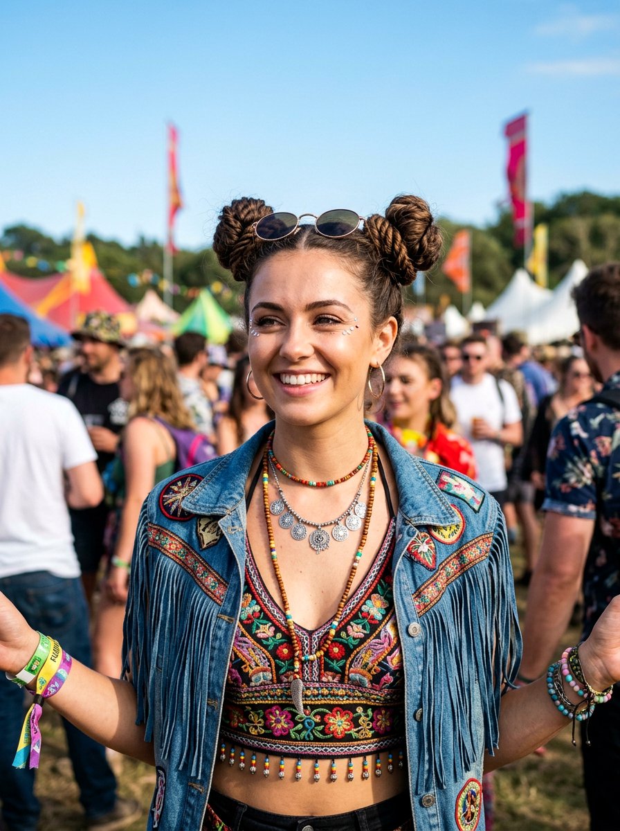 Space Buns - 20 simple hairstyle for birthday brunch - 20 simple hairstyle for birthday brunch