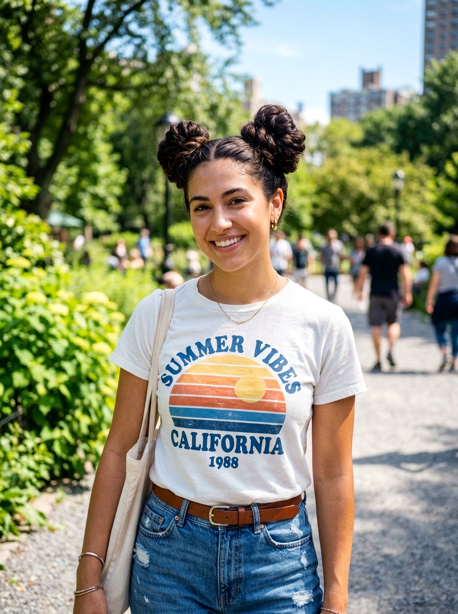 Space Buns For Long Thick Hair - 20 simple hairstyle for thick long hair - 20 simple hairstyle for thick long hair