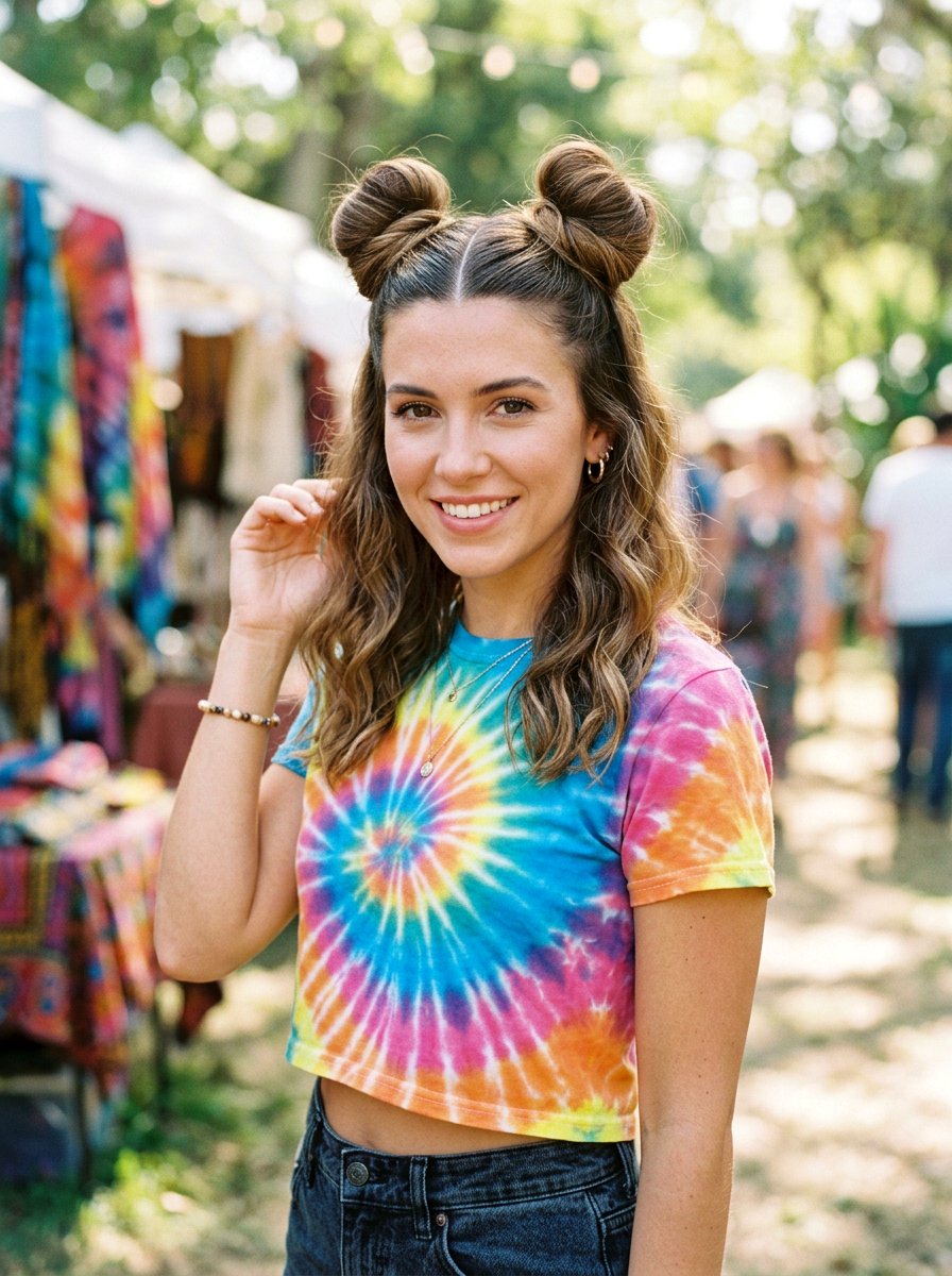 Space Buns Hairstyle - 20 roundup hairstyle ideas for women - 20 roundup hairstyle ideas for women