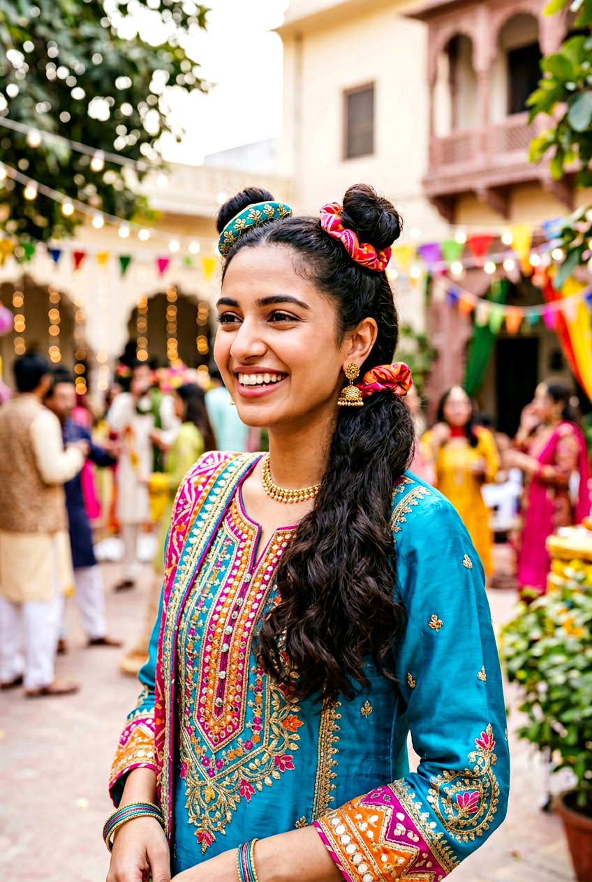 Space Buns Into Eid Ponytail Hairstyle - 20 eid ponytail hairstyle - 20 eid ponytail hairstyle