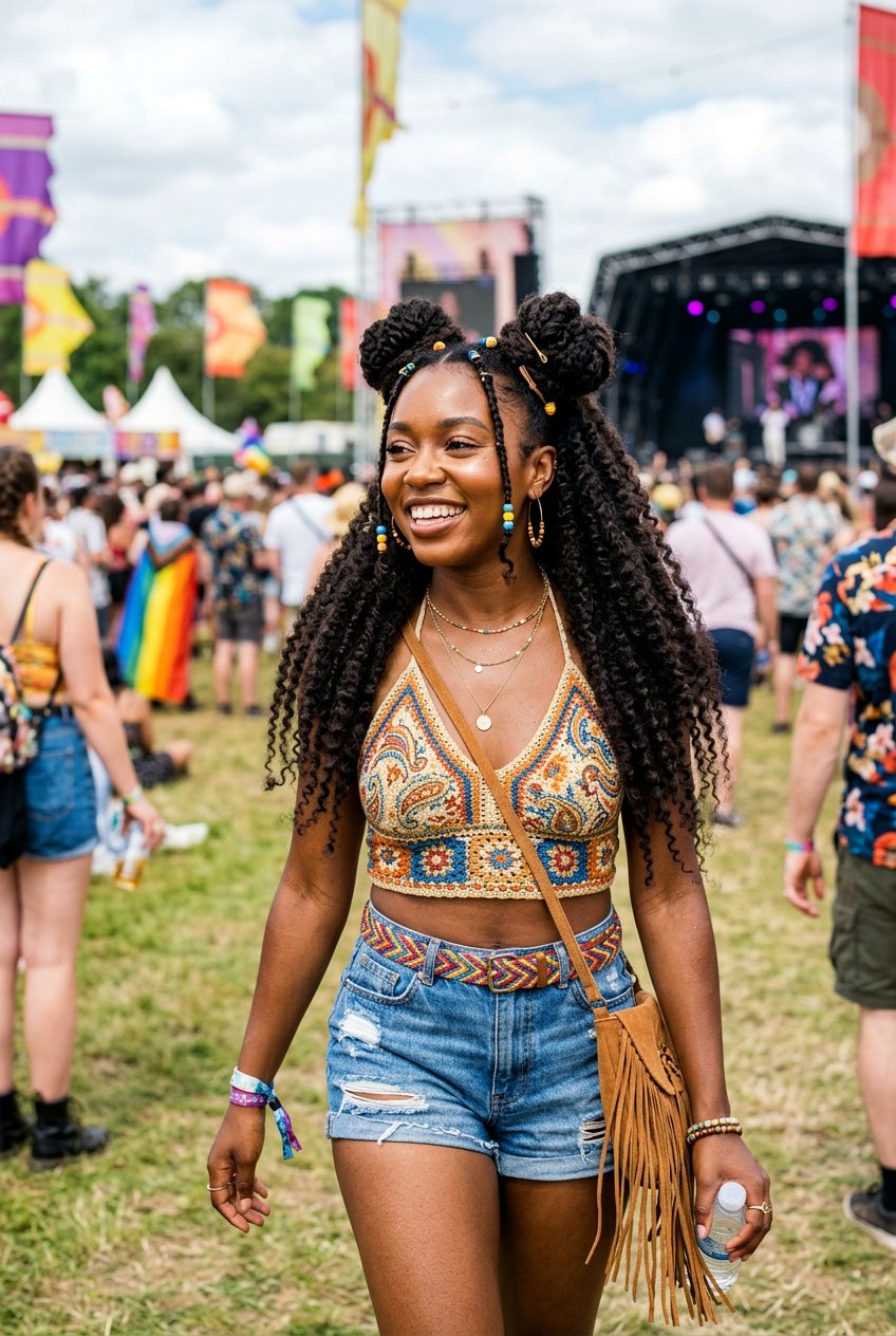 20 Stunning Natural Hair Half Up Half Down Styles to Love