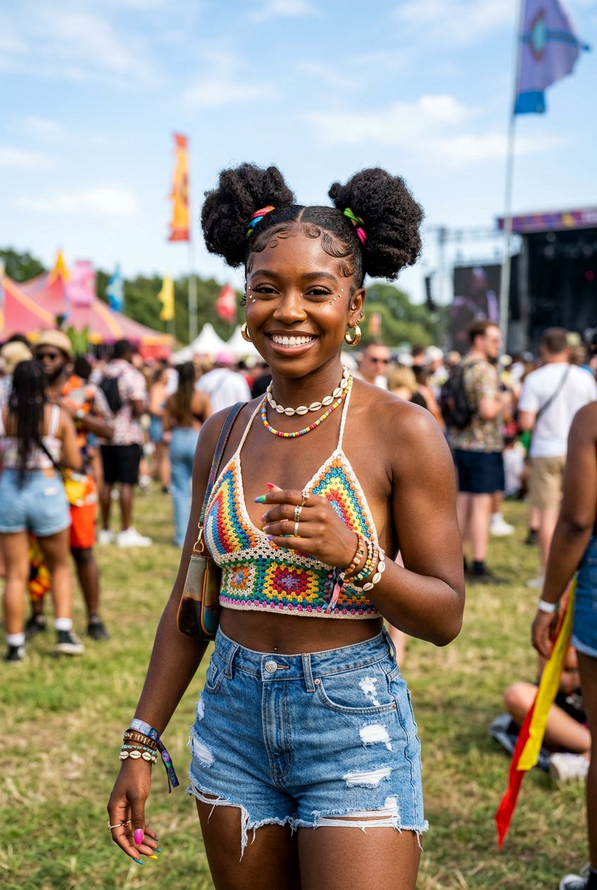 Space Buns Natural Hair - 20 black women natural hairstyle ideas - 20 black women natural hairstyle ideas