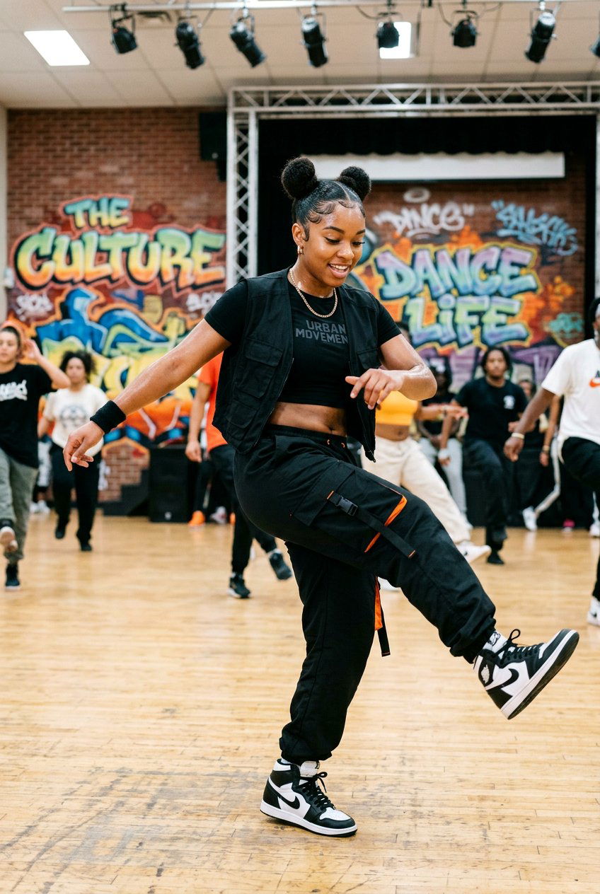 Space Buns for Hip Hop Dance - 20 competition dance hairstyles - 20 competition dance hairstyles