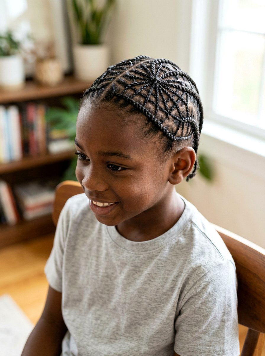 Spider Braids - 20 school braid styles for black boys - 20 school braid styles for black boys