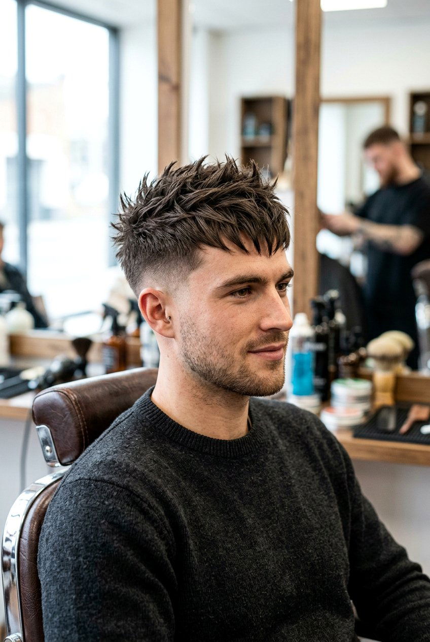 Spiky Caesar haircut - 20 caesar haircut - 20 caesar haircut