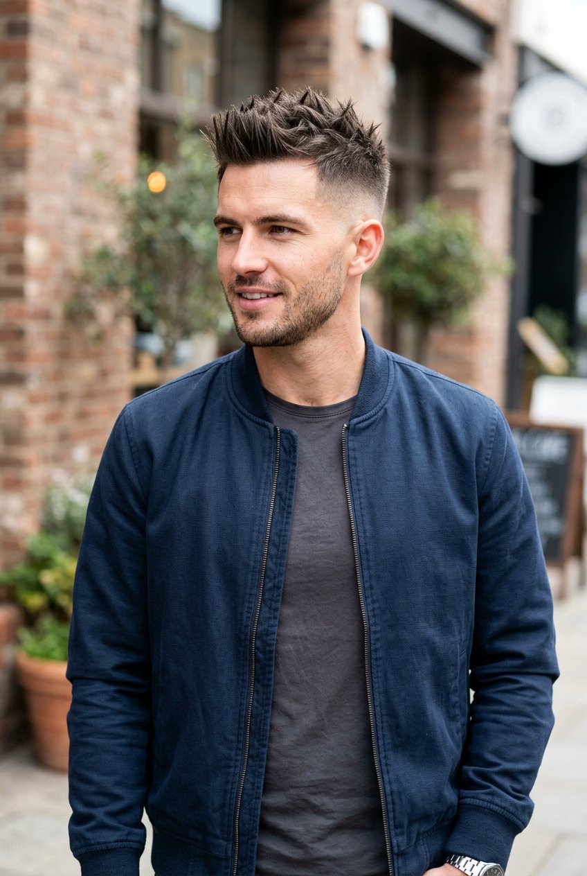 Spiky Crew Cut - 20 crew cut for thinning hair men - 20 crew cut for thinning hair men