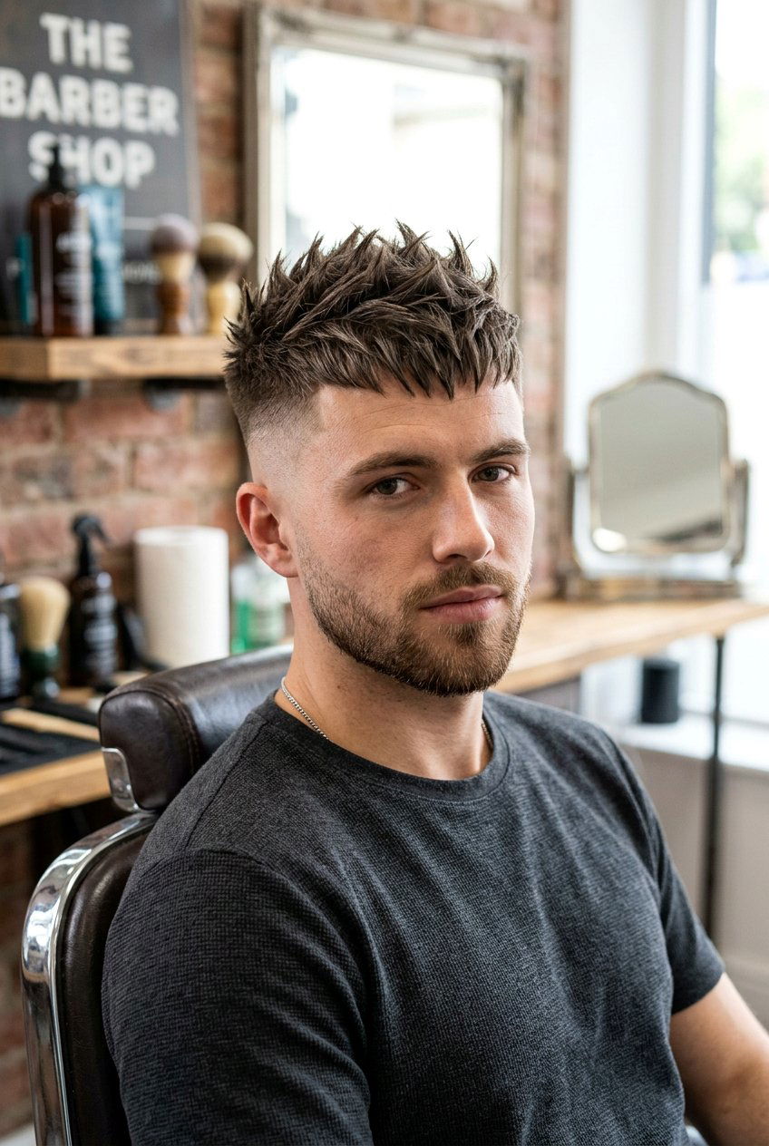 Spiky French Crop - 20 french crop haircut - 20 french crop haircut