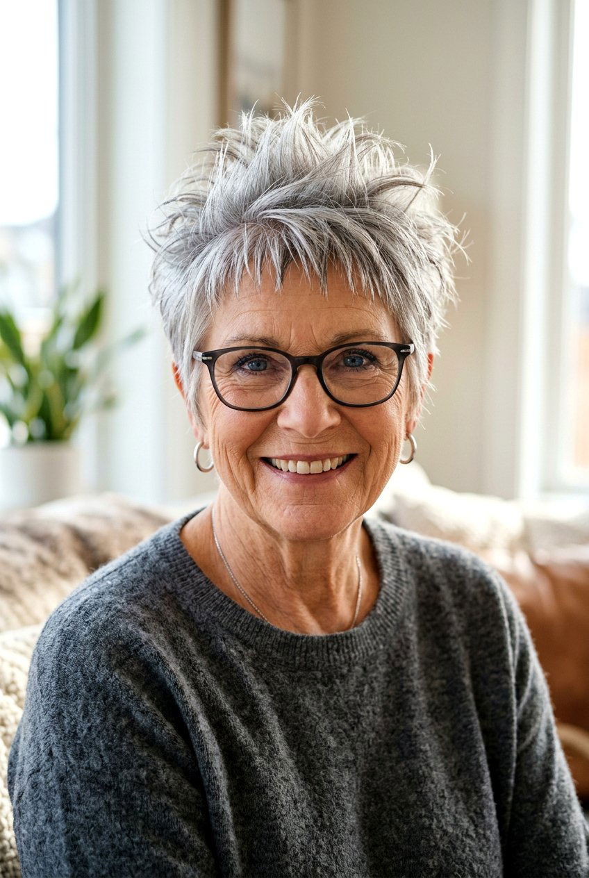 Spiky Hair Bangs - 20 short spiky haircuts for older women - 20 short spiky haircuts for older women