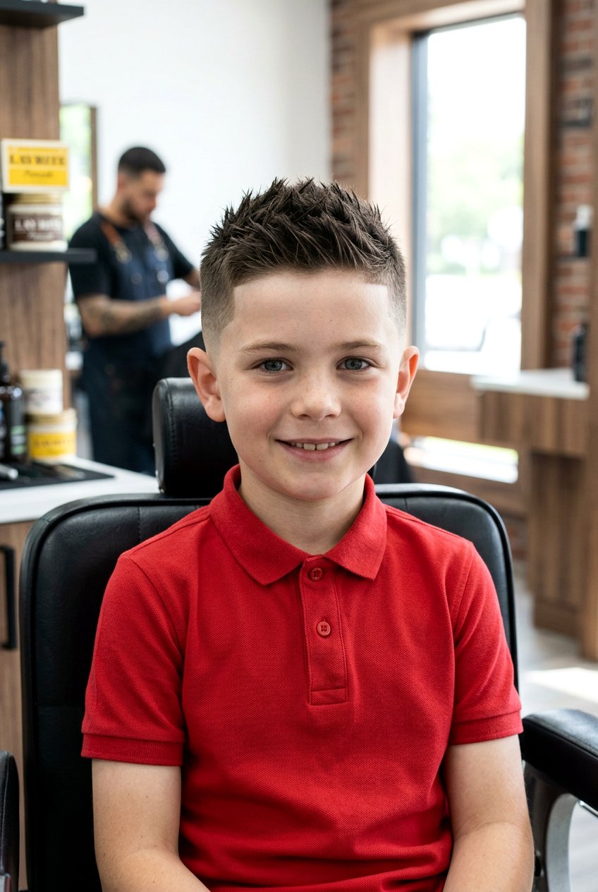 Spiky Hair with Taper for Boys - 20 picture day haircut for boys - 20 picture day haircut for boys
