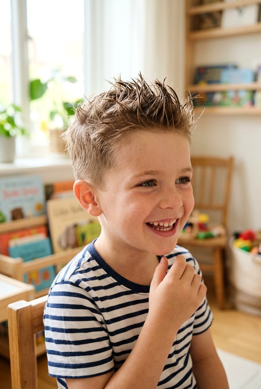 Spiky Hair - 20 little boy haircuts - 20 little boy haircuts