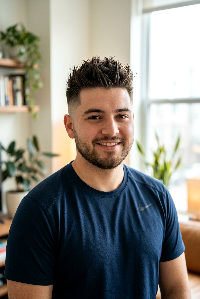 Spiky Men Haircut Round Face - 20 men haircut ideas for round face - 20 men haircut ideas for round face