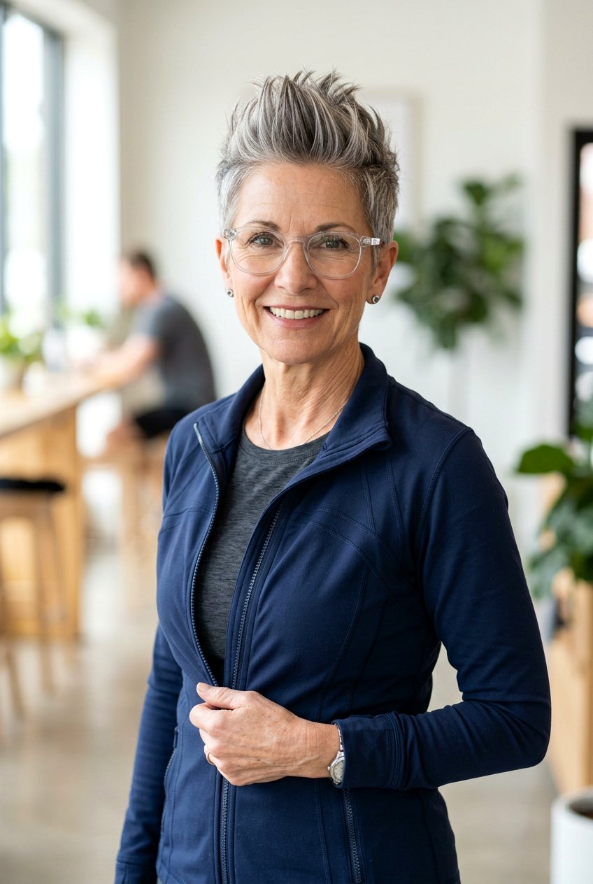 Spiky Pixie Cut - 20 low maintenance pixie for mature women - 20 low maintenance pixie for mature women