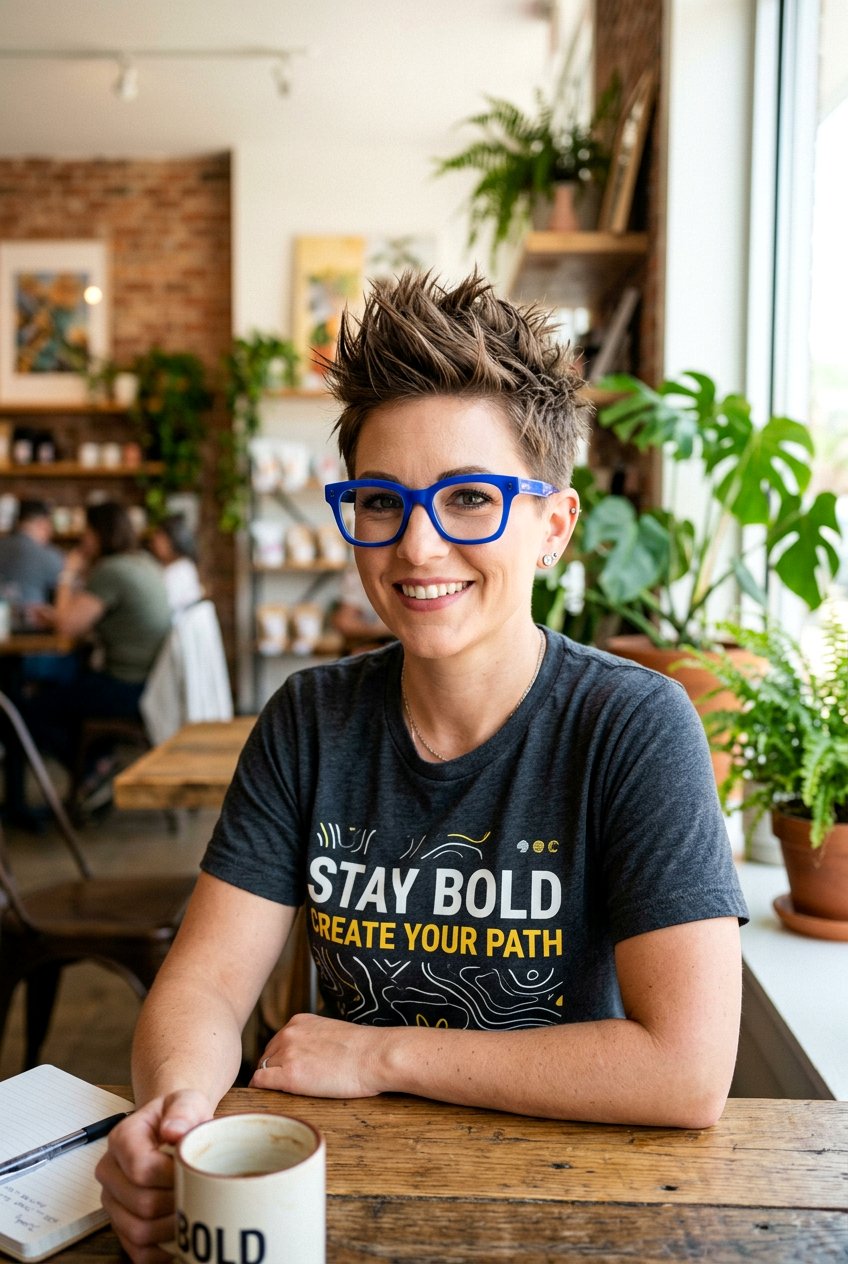 20 Elegant Pixie Cuts for Mature Women with Glasses to Try