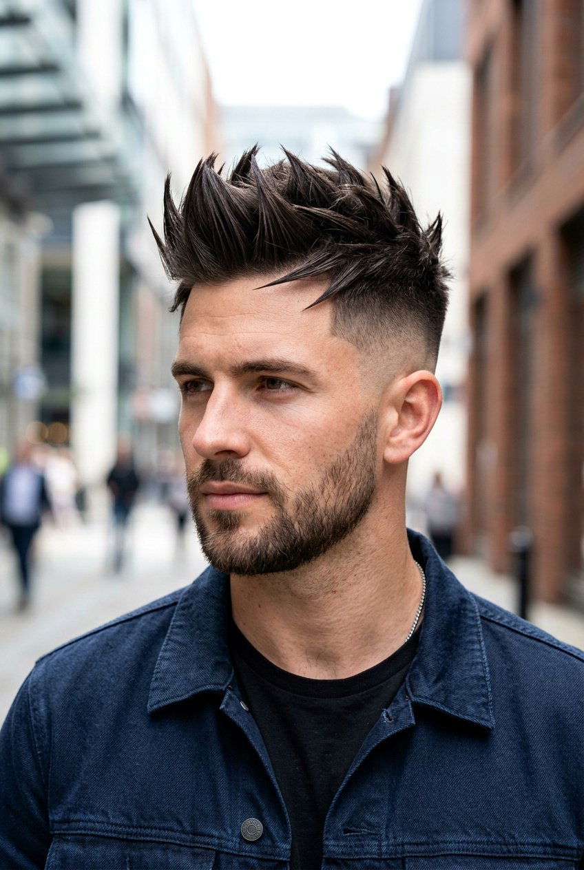 Spiky Quiff - 20 quiff haircut for men - 20 quiff haircut for men
