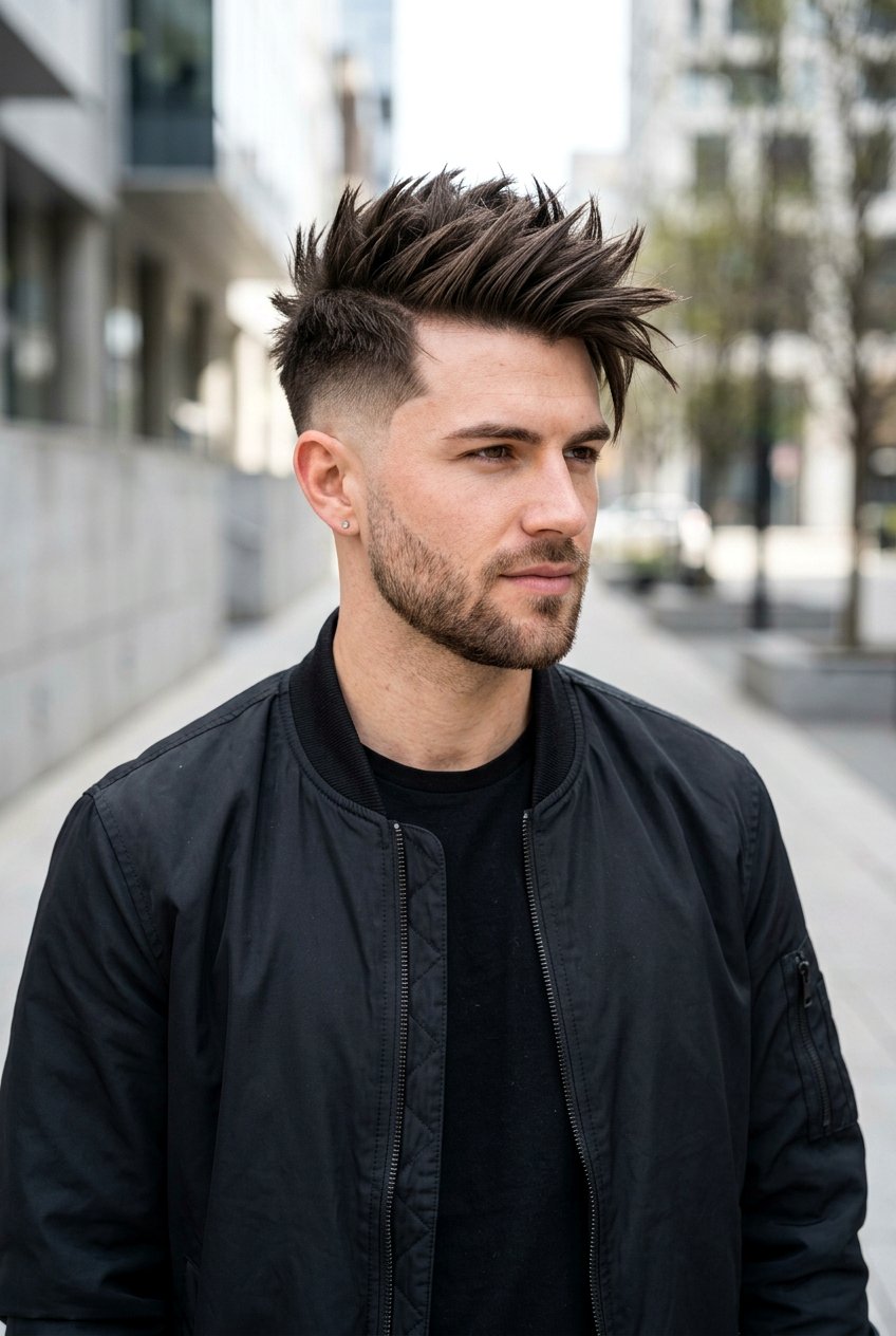 Spiky Taper Comb Over - 20 tapered comb over for men - 20 tapered comb over for men