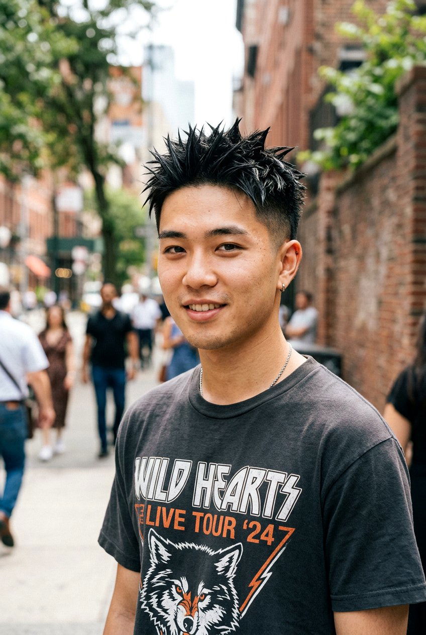 Spiky Two Block Haircut - 20 two block haircut for men with straight hair - 20 two block haircut for men with straight hair