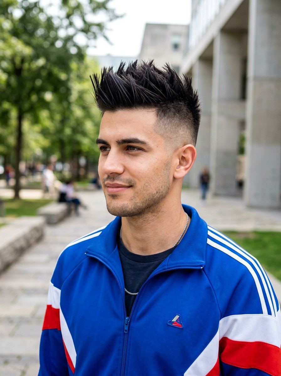 Spiky Undercut - 20 undercut for thick straight hair men - 20 undercut for thick straight hair men