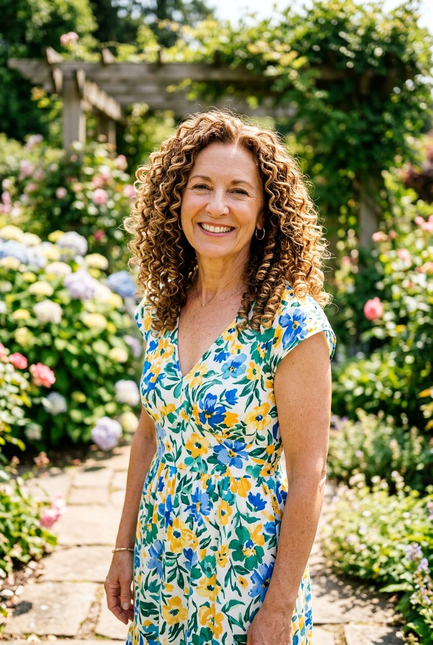 Spiral Curls - 20 natural hairstyles for women over 50 - 20 natural hairstyles for women over 50