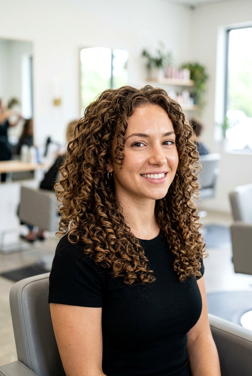 Spiral Perm Medium Length - 20 curly perm for medium hair - 20 curly perm for medium hair